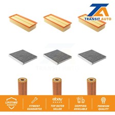 Air Cabin Engine Cartridge Oil Filters (9 Total) Kit For Volkswagen Golf Audi Q3