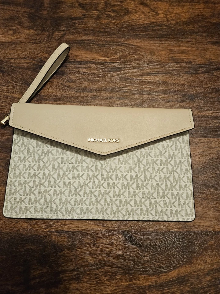 Michael Kors Tote Purse Blush Pink 3 Piece Set With Shoulder Bag - Image 4 of 4