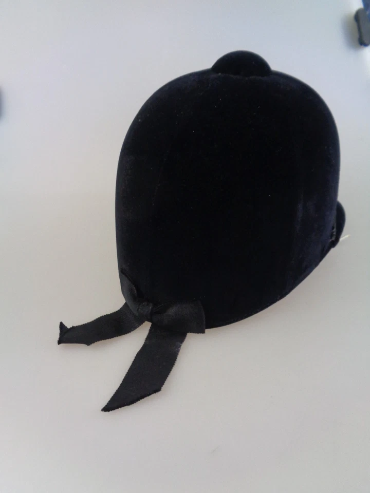 Reithelm Sturzkappe York Riding Cap schwarz samt - 52 (6 3/8) (8704) - Bild 3 von 4