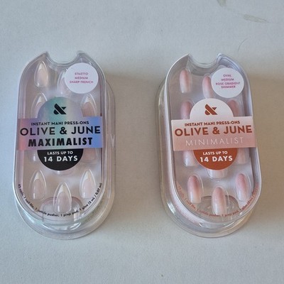 Olive & June Press-On Nails Rose Gradient Shimmer Set of 2