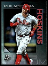 Rhys Hoskins 2020 Bowman Platinum #73 Phillies MLB READ FREE SHIP AutographDen
