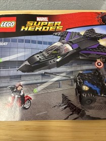 LEGO 76047 Marvel Super Heroes Black Panther Pursuit Booklet Manual Only
