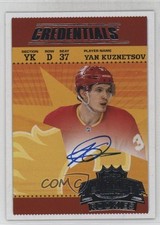 2024 Upper Deck Credentials Retro Ticket Access Rookies Yan Kuznetsov Auto og2
