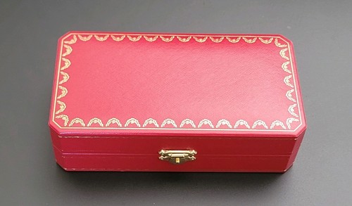 ORIGINAL CARTIER EYEGLASSES DISPLAY BOX W/ BLACK INTERIOR PRE-OWNED - Picture 3 of 4