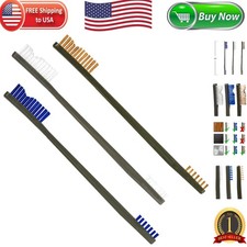 Unisex 3-Pack Otis Cleaning Brushes in Nylon  Bronze - Ideal for Enthusiasts