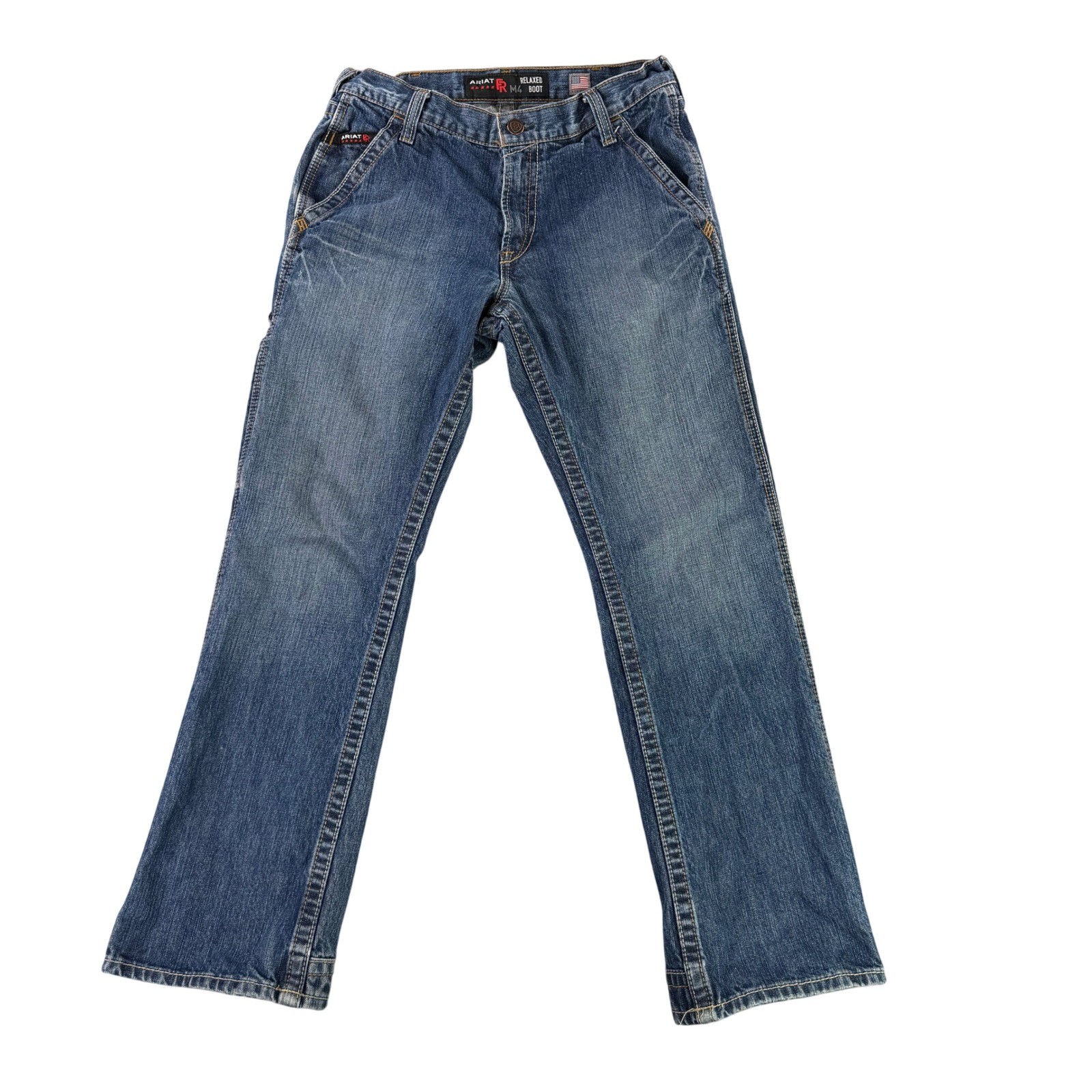 S 30x32 Flame Resistant Work Denim Lineman Relaxed Boot Cut