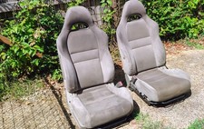2005 Acura Rsx Oem Seats Driver And Passenger..fits 2002-2006 Tan Grey Suede...