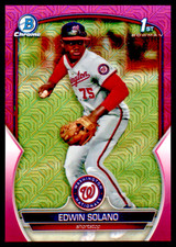 2023 Bowman Chrome Fuchsia Mojo Edwin Solano #Bcp-169 /199
