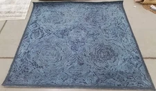 DARK BLUE 6'-0" x 6'-0" Flaw in Rug, Reduced Price 1172781348 IKT506N-6SQ