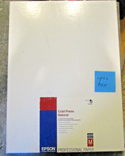 Epson Professional Inkjet Paper 13x19 25 S042300 NEW 340gsm Cold Press Natural