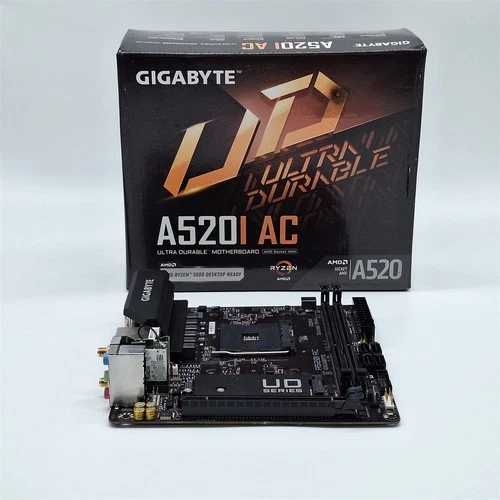 Gigabyte A520I AC (AMD Ryzen AM4/Mini-ITX/Motherboard) -NOT WORKING-