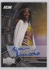 2025 Skybox Metal Universe AEW All Elite Wrestling Queen Aminata #11 Auto u8j