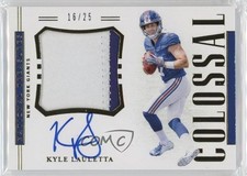 2018 Panini National Treasures Prime /25 Kyle Lauletta #RCS-KL Auto 5w7