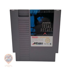 TOTAL RECALL Modul + Anleitung + Nintendo Schuber - NES - Arnold Schwarzenegger 