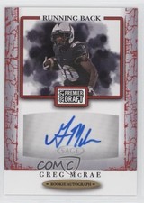 2021 Sage Premier Draft Auto Red Greg McCrae #A62 Auto 9b4