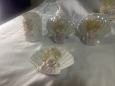4 Piece Precious Moments Girl With Pearl With boxes