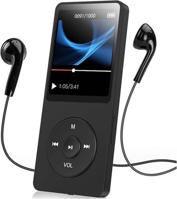 Bluetooth MP3 MP4 Player LCD Display HiFi Musik Spieler FM Radio Audio 128GB