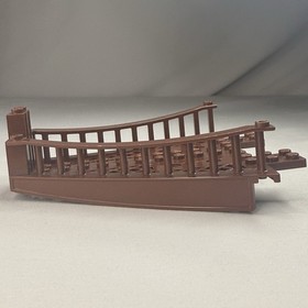 LEGO Lot of 2 - 47988 Boat Bow Top 14x12 & 48000 Deck Brick 16x16x1 - Red. Brown