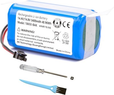 3400mAh Vacuum Battery Replacement for Bagotte BG800 BG850 for Coredy R750