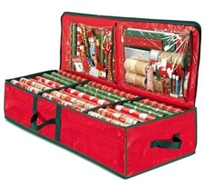 Gift Wrapping Paper Organizer Storage - 40" Gift Wrap Storage Containers Red