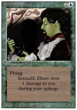 Serendib Efreet - Heavy Play MTG Revised