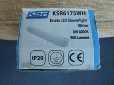 KSR 6175WH Estela LED Shaverlight 8w 4000k  (Bathroom Lighting). New. 