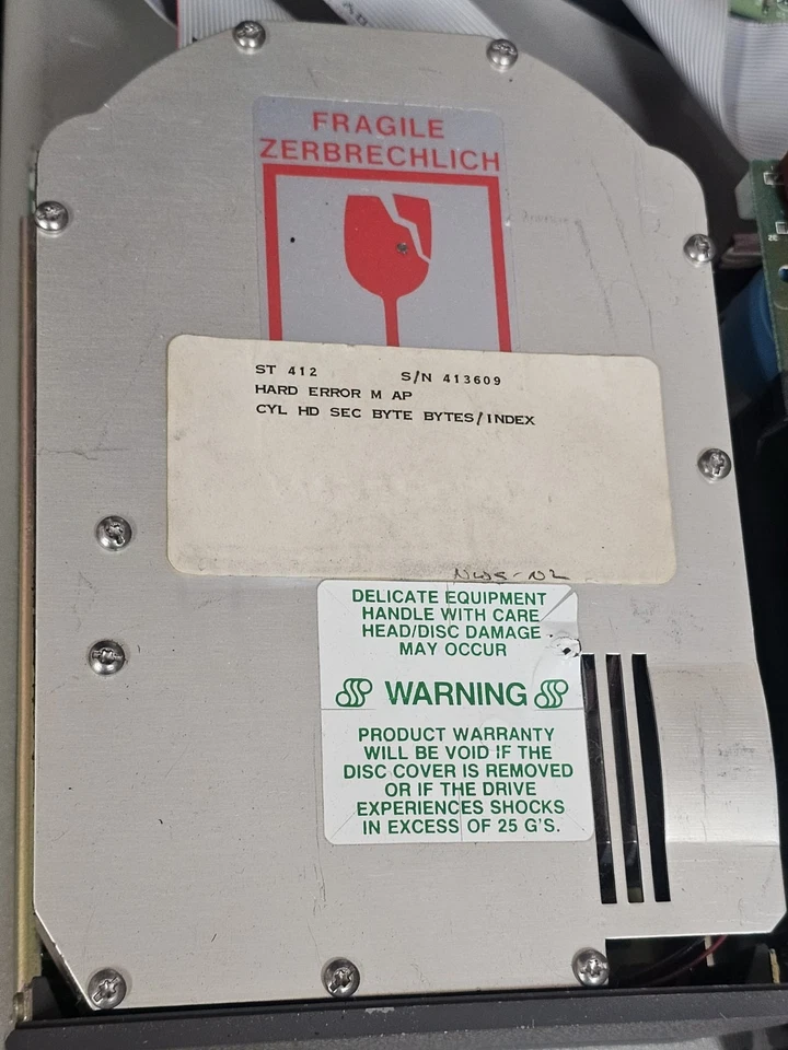 Tandon IBM 5150 5160 TM100-2A Full Height 5.25in FDD & ST412 MFM Hard Drive Card - Image 3 of 4