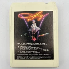 Dolly Parton - Great Balls of Fire - Restored 8 Track Tape - New Pad and Splice