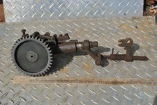 Lauson Cast Iron Hit Miss Gas Engine Cam Gear, Governor Latch, Push Rod Assembly