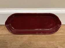 Fiestaware Cinnabar Corn on The Cob / Relish Dish / Utility Tray - Fiesta HLC 