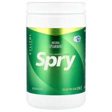 Spry®, Chewing Gum, Natural Spearmint, Sugar Free, 550 Pieces
