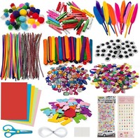Baozun 1300 StüCk Bastelset Kinder DIY Bastelkoffer Basteln Zum Bastelbedarf