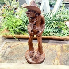 Vtg American COWBOY Red Mill Mfg Handcrafted Cowboy And Hunter