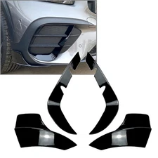 Front Bumper Canards Lip Splitter Fins& ip Splitter FOR Mercedes Benz GLB-Class