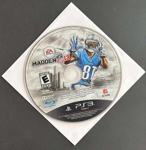 Madden NFL 13 - PS3 PlayStation 3 - Disc Only
