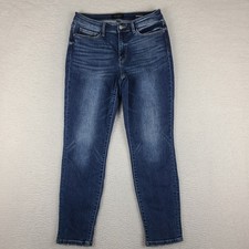 Judy Blue Jeans Womens 9/29 Blue Boyfriend Fit Medium Wash Denim