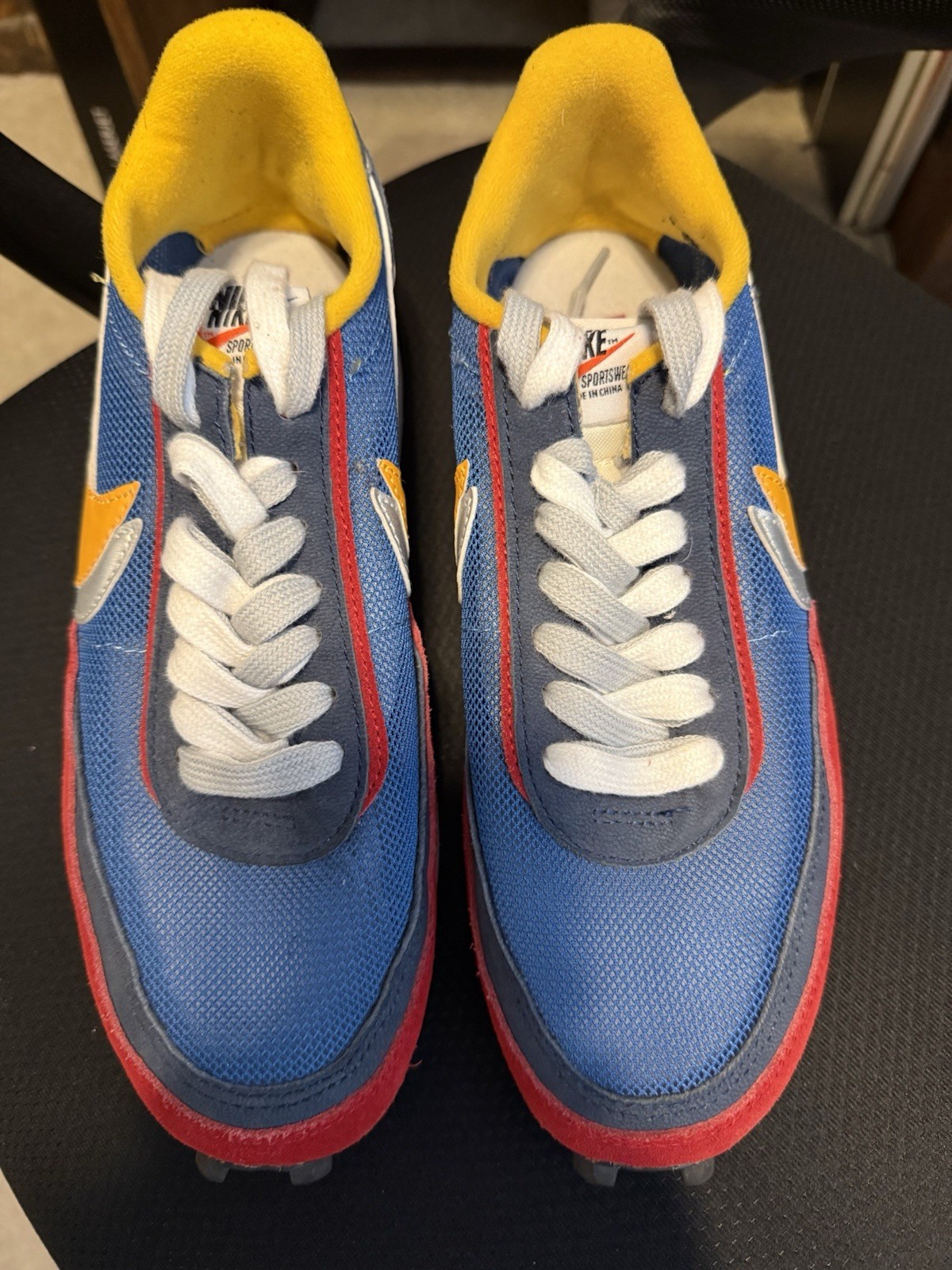 SACAI X NIKE Taglia 8 Nike Sacai x LDWaffle Varsity Blu Sneaker Multi Atletica