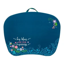 LapGear MyStyle Big Ideas 17" x 13.2" PVC Lap Desk Blue (45311)