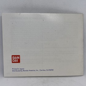 SHOOTING RANGE Nintendo NES Game Original 1989 BANDAI Instruction Manual ONLY