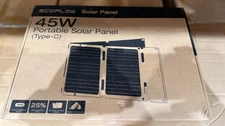 EcoFlow Type-C 45W Portable Solar Panel Foldable Power Bank Station USB XT60i