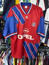 VINTAGE BAYERN MUNICH GERMANY 1993/1995 HOME FOOTBALL SHIRT JERSEY ADIDAS