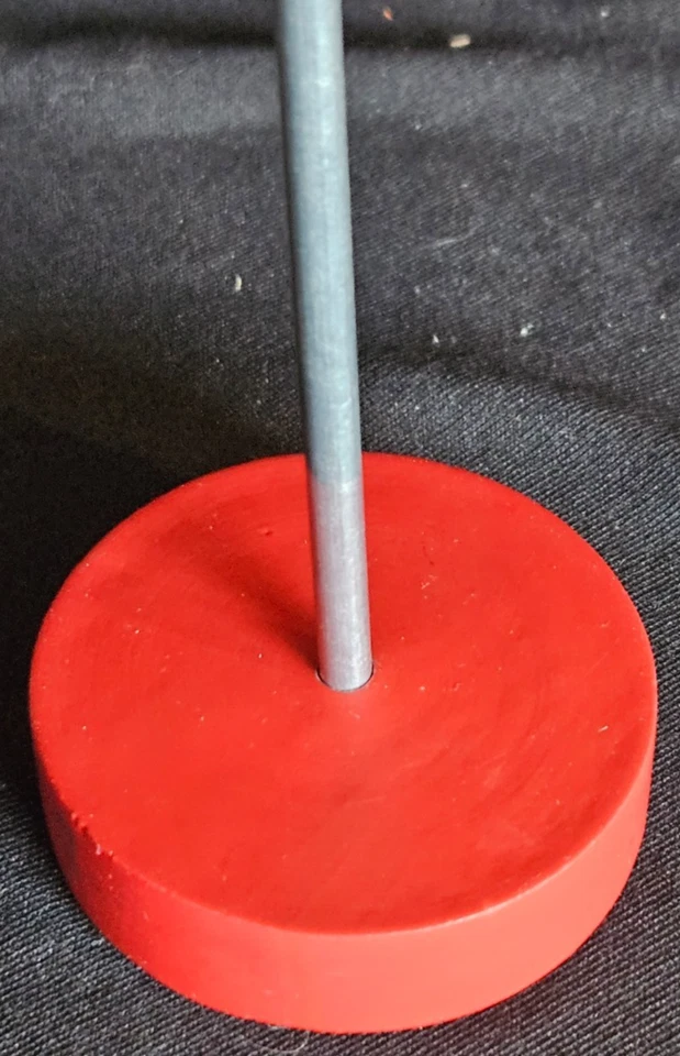 Ручной работы автоматический немеханический пружинный столб дятел винтажная новинка игрушка. - Изображение 3 из 4