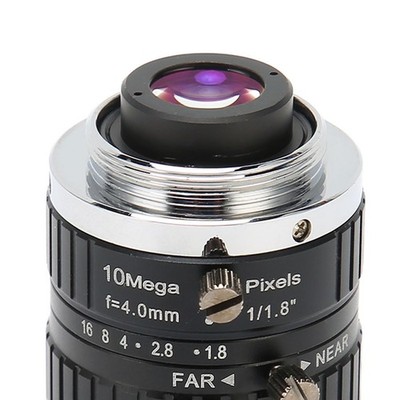 C Mount Lens 4mm Length 10MP Low Distortion Manual Aperture For Indust HOT