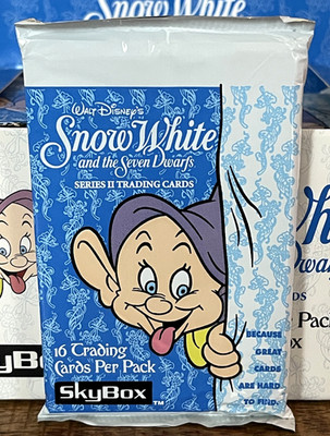 1993 SKYBOX DISNEY SNOW WHITE AND THE 7 DWARFS Series 2 JUMBO PACK+ 16 Cards OVP