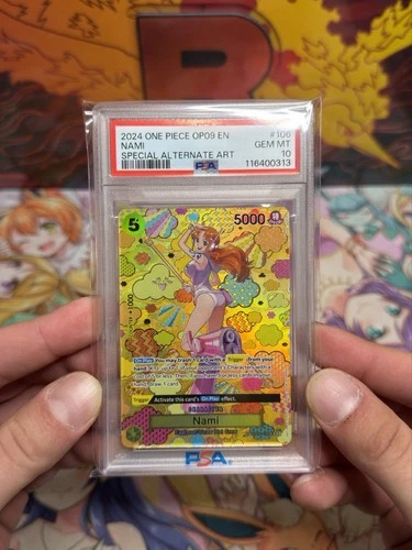 PSA 10 Nami Special Alt Art SP  OP08-106 One Piece 2024 From OP09