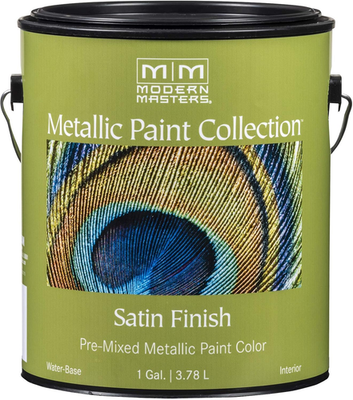 #ad 1 Gal ME659 Olympic Gold Metallic Paint Collection Satin Water Based Decorativ $202.99