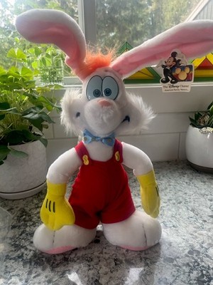 PERFECT Vintage Roger Rabbit Plush 14  1987 Disneyland World Amblin NWT Rare!