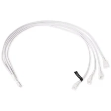 Alphacool 18730 White Plastic RGB Splitter Cable 4 Feet 600mm 1pc