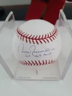 Bobby Richardson Autographed OML Baseball w/60 WS MVP Insc, COA and Ball Cube