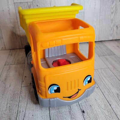 Fisher Price Little People Dump Truck Construction Working Sounds Dump Action